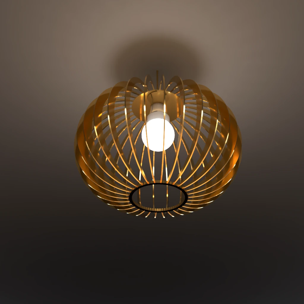 Custom Fabricated Brass Lighting